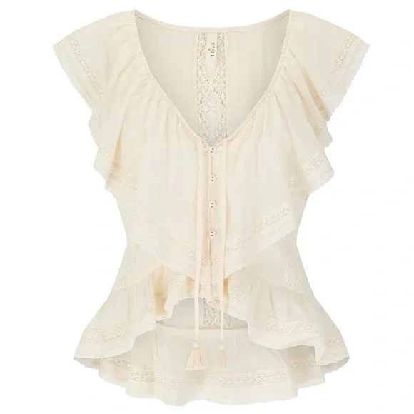 NWTS SPELL FLEUR BLOUSE (XL) - Picture 4 of 7